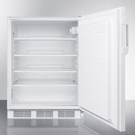 SUMMIT APPLIANCE DIV. Summit-Freestanding All-Refrigerator, Automatic Defrost, Lock, 32"H For ADA Counters FF7LWADA